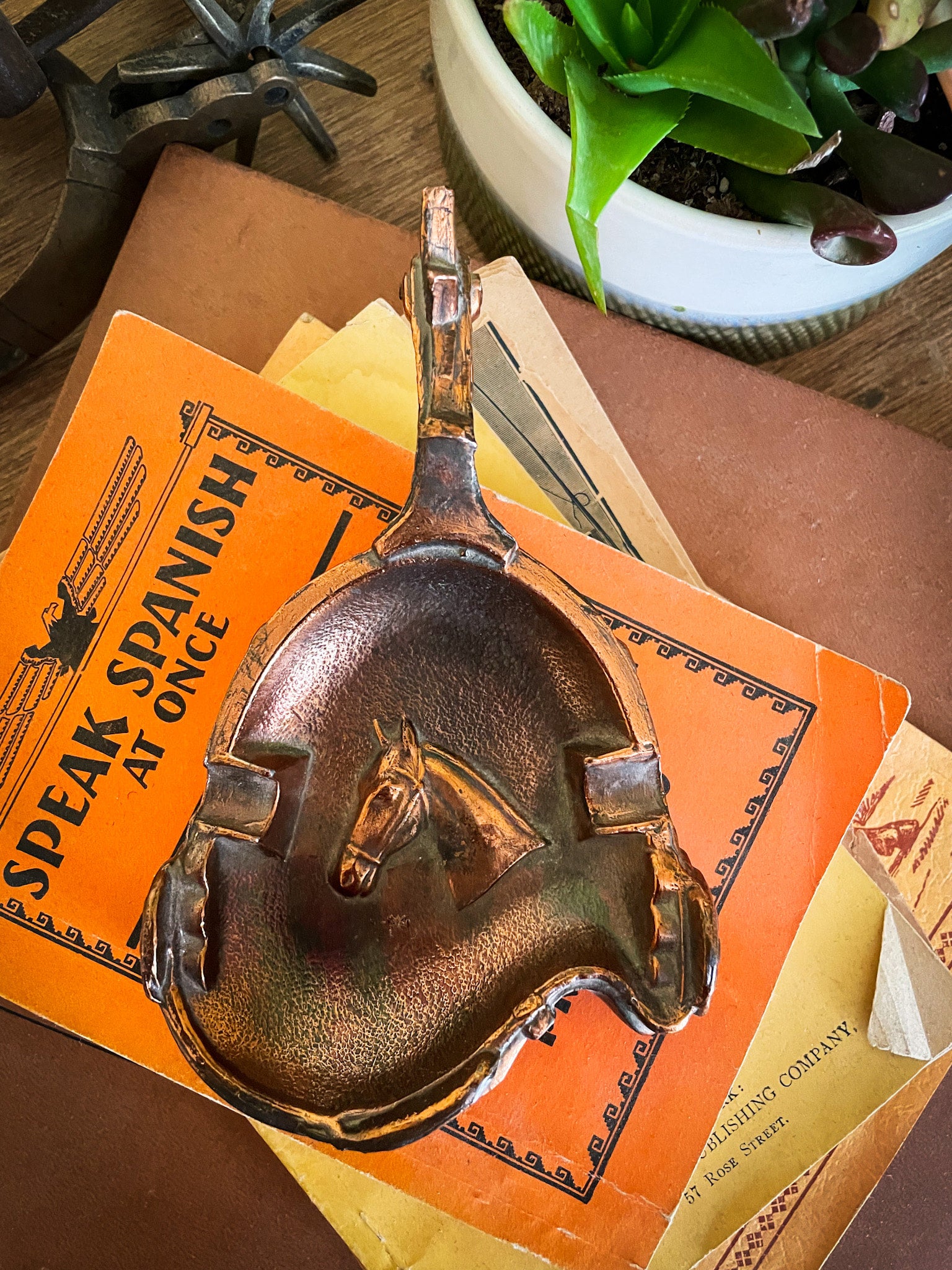 Copper coin tray